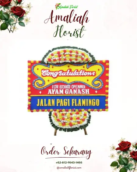 Sewa Papan Bunga Pateten Dua